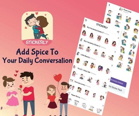 Stickerly: Stickers for WhatsApp - WAStickerApps स्क्रीनशॉट 2