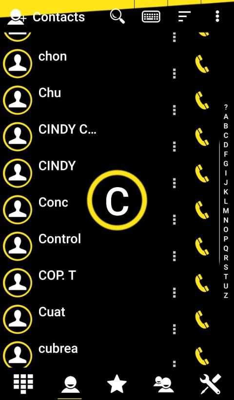 Theme Rocketdial Mixer Yellow screenshot 3