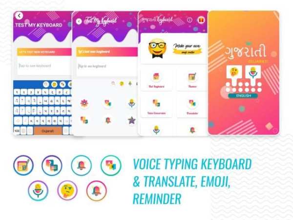 Gujarati Voice typing keyboard - Guj To Eng स्क्रीनशॉट 3