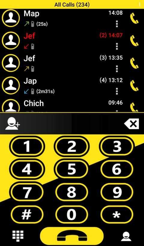 Theme Rocketdial Mixer Yellow screenshot 5