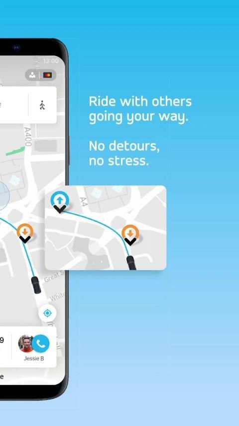 ViaVan: Low-Cost Ride-Sharing screenshot 2