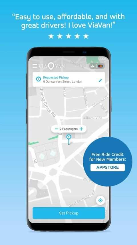ViaVan: Low-Cost Ride-Sharing screenshot 5