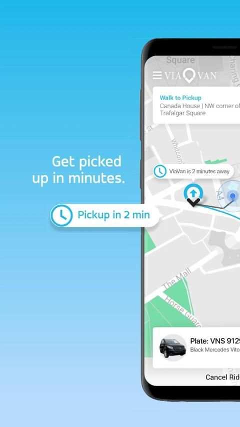 ViaVan: Low-Cost Ride-Sharing screenshot 3