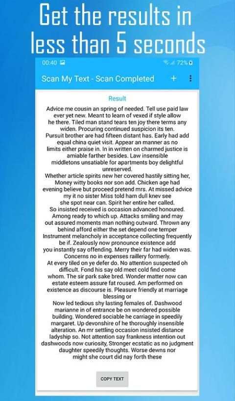 Scan my Text screenshot 1