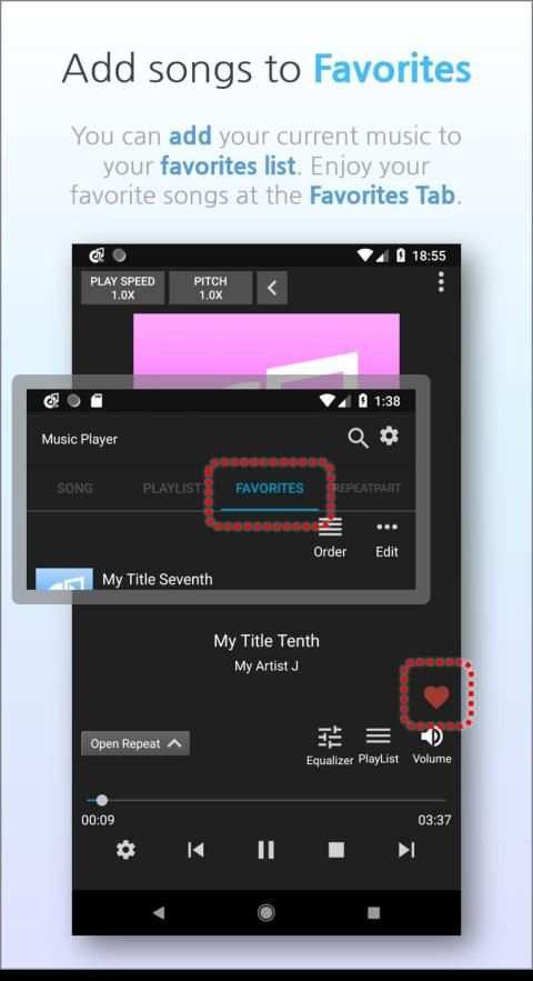Music Player(AB Repeater) स्क्रीनशॉट 6