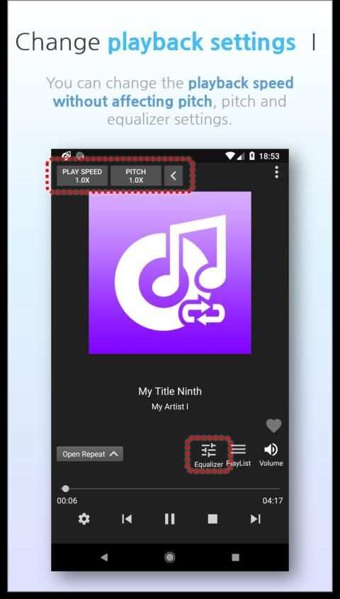 Music Player(AB Repeater) स्क्रीनशॉट 4