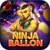 Ninja Baloon. Wave emo by Wolfman logo