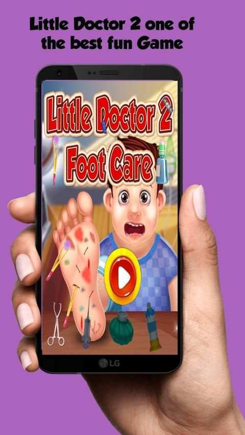 Little Doctor Game 2 (Foot care) स्क्रीनशॉट 14
