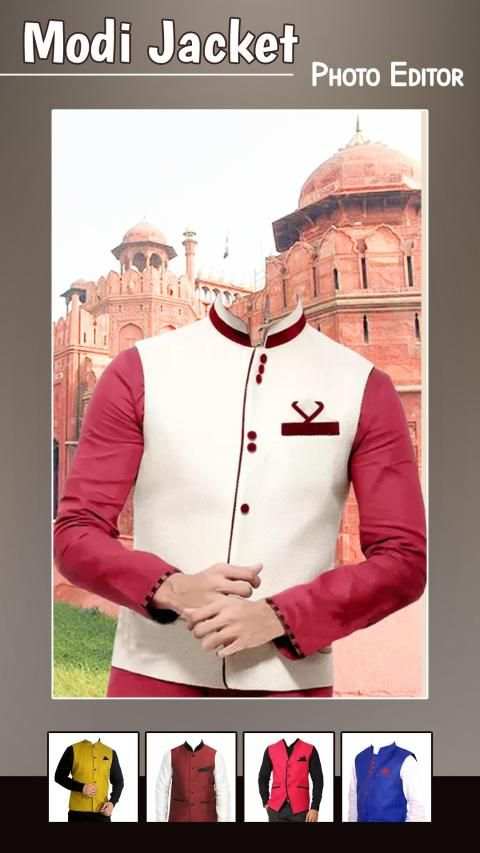 Modi Jacket Photo Editor - Photo Suit Editor स्क्रीनशॉट 1