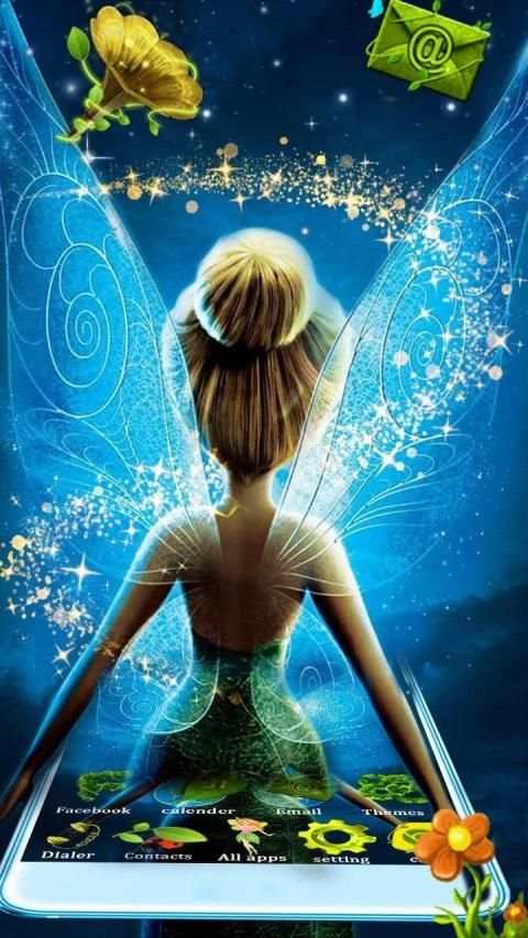 Tema, Wallpaper, ikon Fairy, Tale, Girl screenshot 4