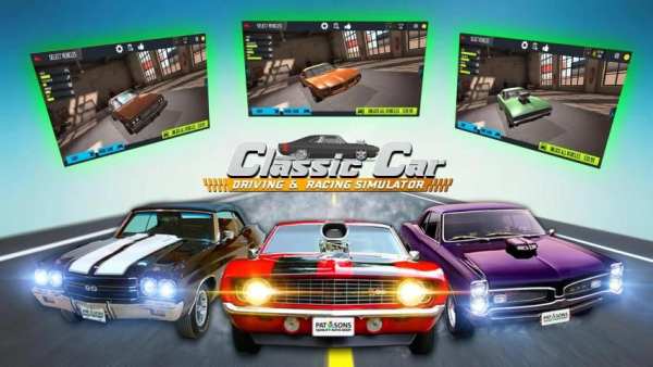 Classic Car Driving & Racing Simulator स्क्रीनशॉट 2