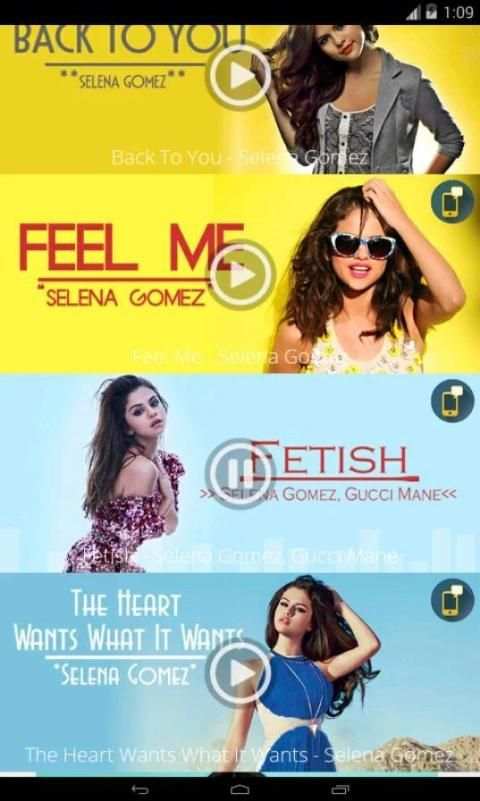 Selena Gomez Hot Ringtones स्क्रीनशॉट 3