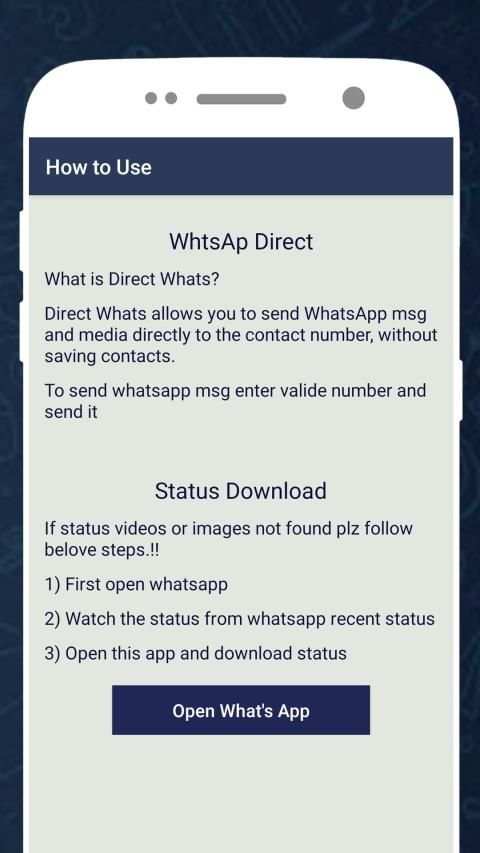 Direct Whats Status Saver screenshot 4