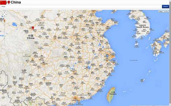 China map screenshot 1