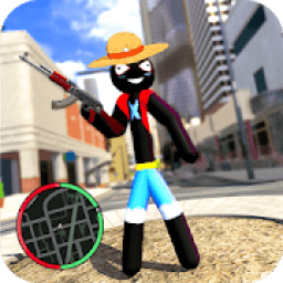 ikon Stickman Rope Hero Crime Mafia Simulator 2019