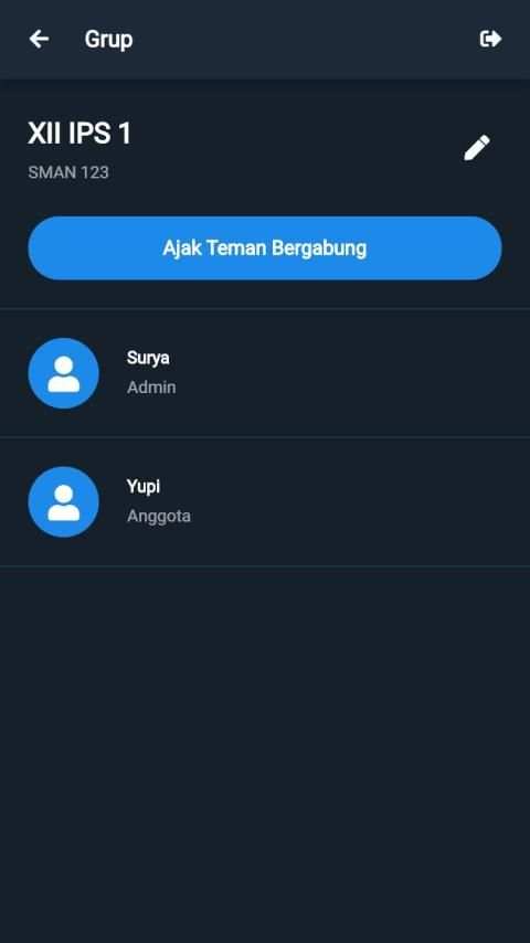 Grup Kelas screenshot 1