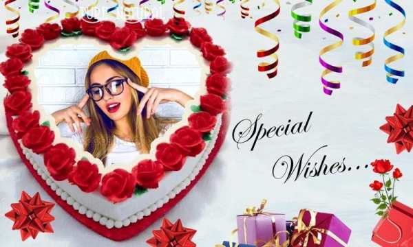 Cake Photo Frame स्क्रीनशॉट 1