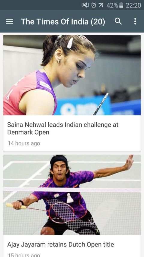 Badminton News screenshot 6