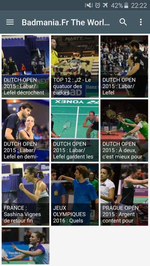 Badminton News screenshot 4