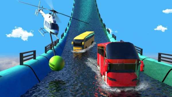 Impossible Bus Jumping: Racing Stunts drive screenshot 6