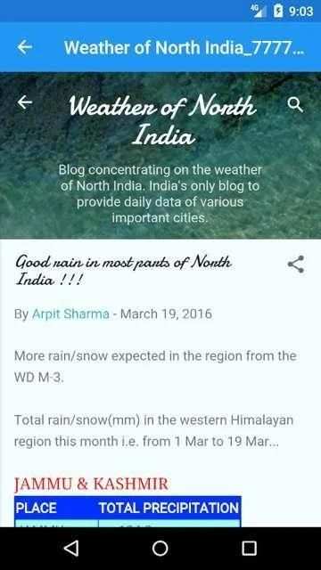 Weather of North India screenshot 4