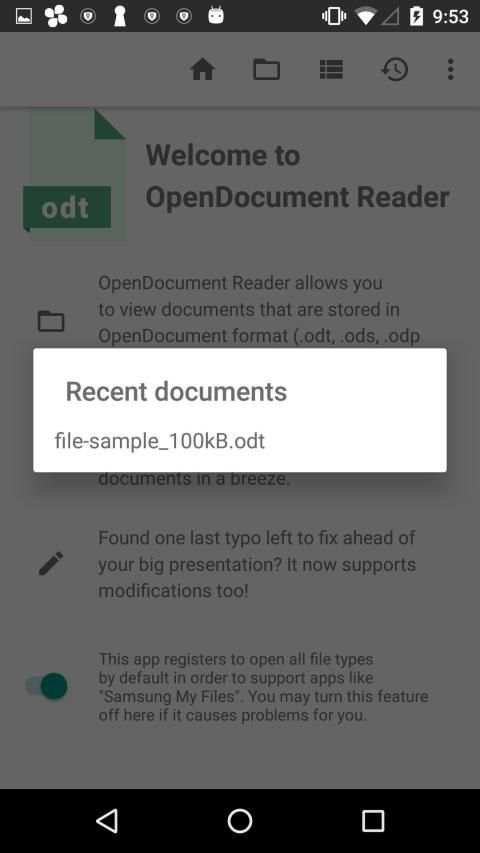 OpenOffice - LibreOffice - OpenDocument Reader screenshot 2