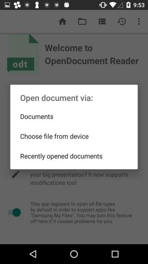OpenOffice - LibreOffice - OpenDocument Reader screenshot 1