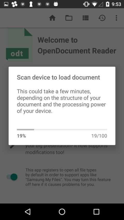 OpenOffice - LibreOffice - OpenDocument Reader स्क्रीनशॉट 4