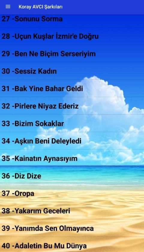 Koray AVCI Şarkıları (İnternetsiz 40 Şarkı) 4 تصوير الشاشة