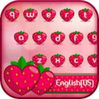 Love Strawberry Keyboard - Fruit Keyboard