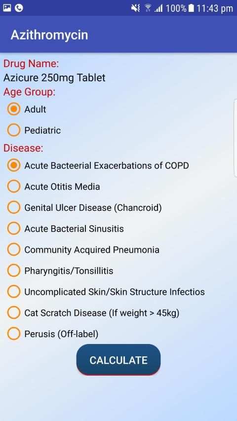Drugscape dose calculator FREE स्क्रीनशॉट 6