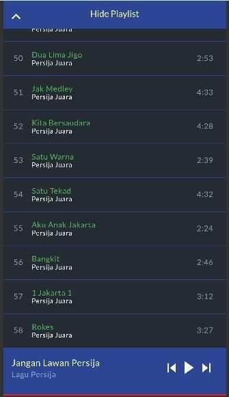 60++ LAGU PERSIJA HITS screenshot 1