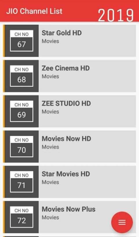 Jio TV Channel List screenshot 1