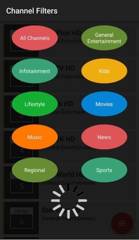 Jio TV Channel List स्क्रीनशॉट 3