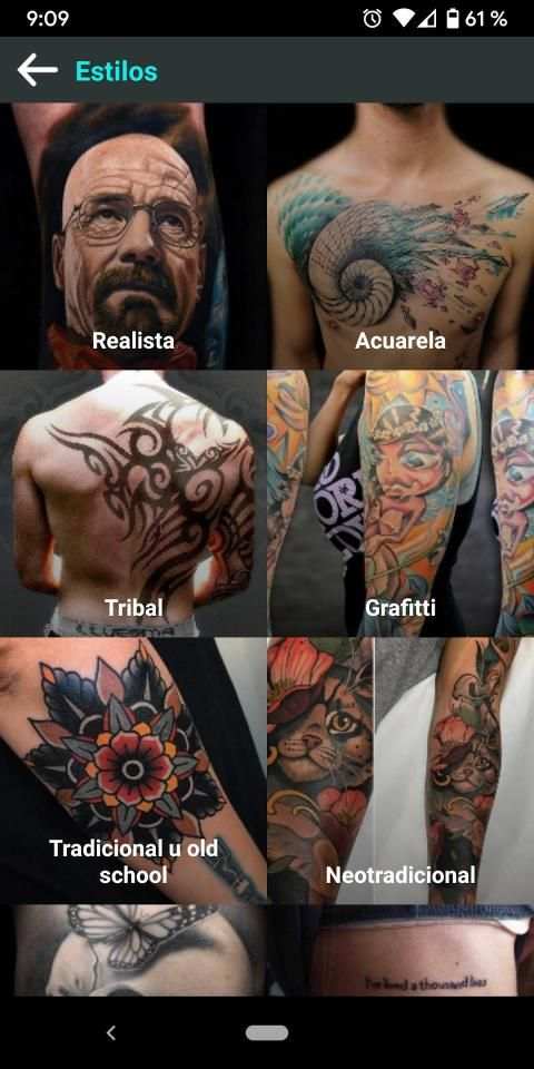 Tattoo App 1 تصوير الشاشة