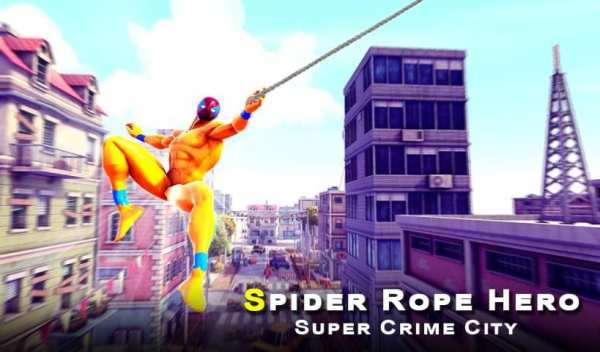 Spider Amazing Rope Crime Hero: Super Crime City स्क्रीनशॉट 3