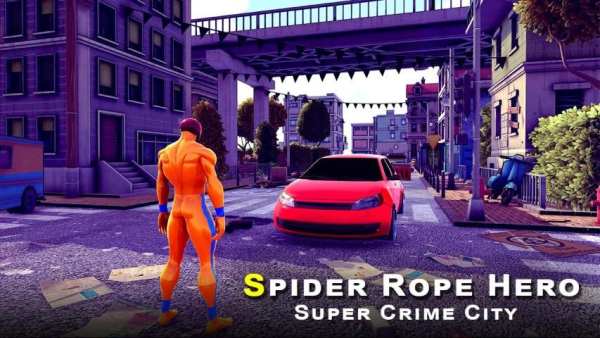 Spider Amazing Rope Crime Hero: Super Crime City स्क्रीनशॉट 7