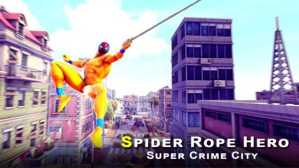 Spider Amazing Rope Crime Hero: Super Crime City स्क्रीनशॉट 9