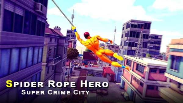 Spider Amazing Rope Crime Hero: Super Crime City स्क्रीनशॉट 8