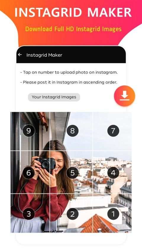 InstaGrid Grid Maker & 9 Cut Grids for Instagram screenshot 2
