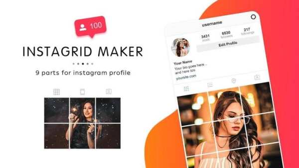 InstaGrid Grid Maker & 9 Cut Grids for Instagram screenshot 1
