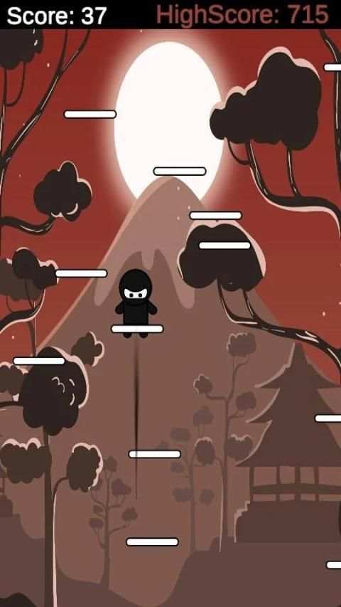 Ninja and Vampire Jump - Halloween screenshot 5