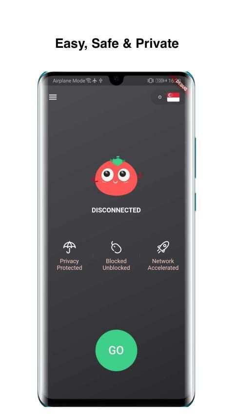 VPN Tomato - Free VPN Unlimited Unblock Wifi Proxy screenshot 2