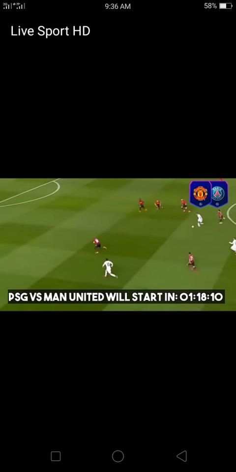 Live Sport HD स्क्रीनशॉट 3