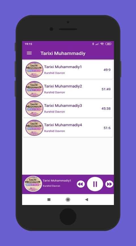 Tarixi Muhammadiy audio kitob 2 تصوير الشاشة