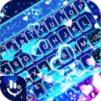 Sparkling Blue Heart Stylish Reading