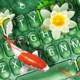 Cute Koi Fish Keyboard Theme आइकन