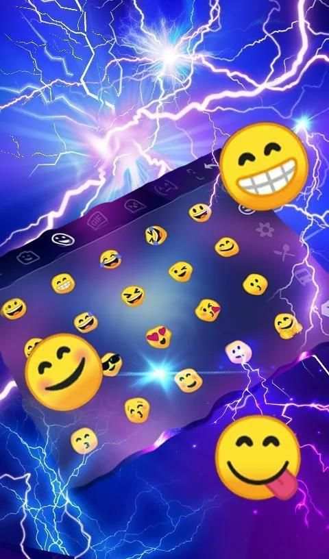 Tema Keyboard Flash Warna Pencahayaan screenshot 2