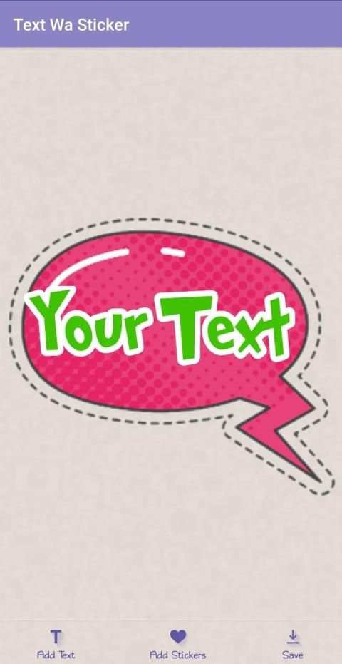 TextWaSticker - Text To Sticker maker स्क्रीनशॉट 5