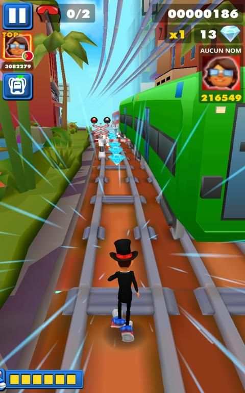 Subway Cowgirl runner Bus run screenshot 2